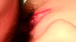 Close up fucking with shaved pussy and double penetration toys