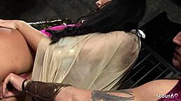 nights at museum mmff cosplay foursome features two big tits milfs amanda and aletta