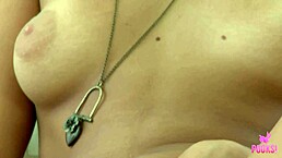 I feel so horny as Kylie P leaks sticky girly cum ramming my shaved pussy with fingers in bedroom solo orgasm