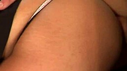 Jituska spreads wide outdoors, letting an older guy thrust deep into her gaping ass. He finishes with a facial cumshot after intense anal action.