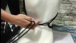 here's a tutorial on bdsm tying peruvian tits and boobs
