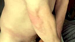 Five cumshots with toy creampie and hard cumming in homemade solo session