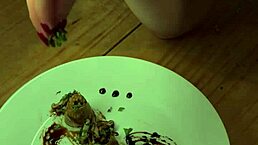 blonde big tits wife gets sloppy doggystyle in kitchen with passionate moans!!