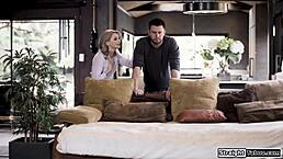 Petite teen begs stepdaddy to pound her tight ass in taboo anal encounter.