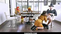 horny stepfamily dives into orgy sex on the dinner table with tits sucking and doggystyle pounding from famsuck