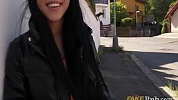 i'm a horny european amateur getting fucked outdoors for cash in this casting interview 😏