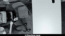 Wrex Oliver Catches Blonde Teen Burglar in Office and Punishes Her with Big Cock Doggystyle Fucking