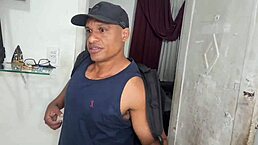 Caught the hot Latina masturbating outdoors with her big ass and tits, then fucked her gaping asshole with a monster cock until anal creampie in interracial action