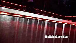 Sexy freaks Misty Stone Unique Sutra Fire Queen strip and rip clothes in ghetto action.