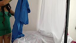 oh man, she goes to the gynecologist for a check-up and he bangs her raw without protection 😏