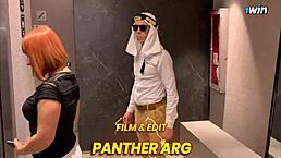 Jeque arabe gets pleasured by sexy muscular assistant Burningblue and Valentinaphanter by Pantherarg!