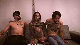 Oh gosh, this open casting for big butt influencer Camila Jimenez turned into a wild anal gangbang with fisting and creampie mouthful... wait, four some? Yeah!!