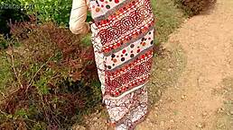 i feel so much pain as this brutal indian aunty fucks me rough outdoors in the forest