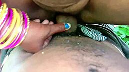 i feel so much pain as this brutal indian aunty fucks me rough outdoors in the forest