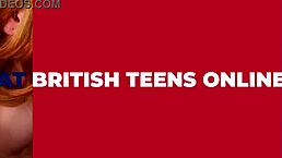 British student delivers intense upskirt joi