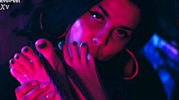 Big Feet Licked Passionately For First Time Experience