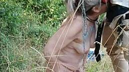 2025 07 22 esclave f on the autoroute doing uro and fellation in public bdsm spanking scene