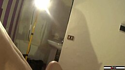 horny blonde milf in stockings squirts orgasm from pussy licking