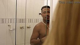 In a casual twist, he convinced his wife to get intimate before heading to work. Their passionate encounter unfolded with lingerie and big cock intensity in a homemade Brazilian setting.