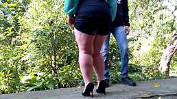 mother-in-law pees like slut on public street