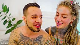 I stretch my tattooed ass gaping for sloppy ATM finish