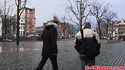 Slutty Dutch Hooker Jerks And Sucks Cock Cowgirl