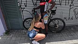 street blonde big tits ass pussy anal bbc interracial pounding