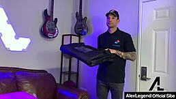 Redhead Madison Morgan Dominates Pizza Delivery Guy Alex Legend with Intense Pussy Action