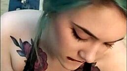 Stunning Girl Edges Her Friend's Cock With Lipstick And Femdom Touches