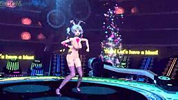 Hatsune Miku dances nude in bunny costume for Project Diva mod!