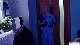 lesbian nurses lick teen pussy in wild hospital orgy!