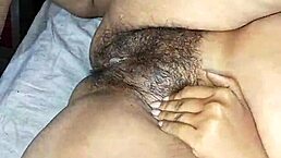 Licking hot desi bhabhi's hairy wet pussy 😍👅💦