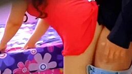 �Qu� Rica Culeada! Esp�o A Mi Vecina Cogiendo Anal Casero