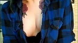 Stunning Girl Edges Her Friend's Cock With Lipstick And Femdom Touches