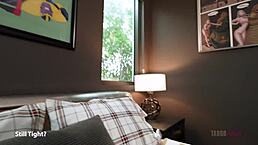 Step aunt Justine asks if my cock feels her tightness