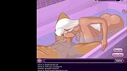 I love giving this big tits blonde a deepthroat blowjob in the mnf club bathroom with my monster cock during dancing fun as amelia knights