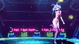 Hatsune Miku dances nude in bunny costume for Project Diva mod!