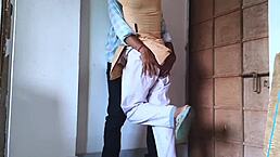 college coed bends for teacher's big cock doggystyle