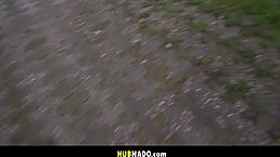 Zeynep Rossa fucks random pussy toy publicly on street.