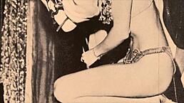 vintage hairy beauty bent over for outdoor doggystyle pounding