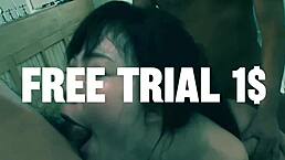 amateur asian outdoor blowjob cums hard 😍💦