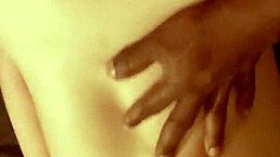 milf's shaved pussy stretched by massive bbc interracial pounding