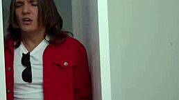 blindfolded nerd stepsis and bff gangbang stepbro's cock hard