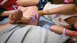 4th Of July POV Dripping Handjob Cum With Pretty Nails