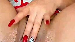 Colombian Webcam Slut Fingers Dripping Clit to Squirting Orgasm