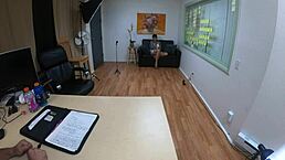 nataly dewalt gags on cock in milf casting interview