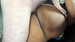 my huge ass ebony slut heart races pounding this shaved pussy pov