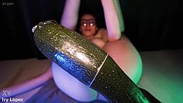 Pov Teen Gapes Huge Zucchini Anal Doggystyle Farts Destroyed Asshole!