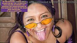 miss latin rain bbw princess swallows cum dreams!