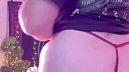 Hairy Chubby Teases Big Pussy in Lingerie Spread